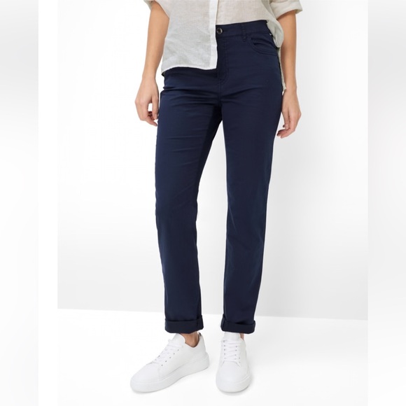 Brax Sidney Pant in Navy Blue 5 Pocket 29/32 - Picture 2 of 16